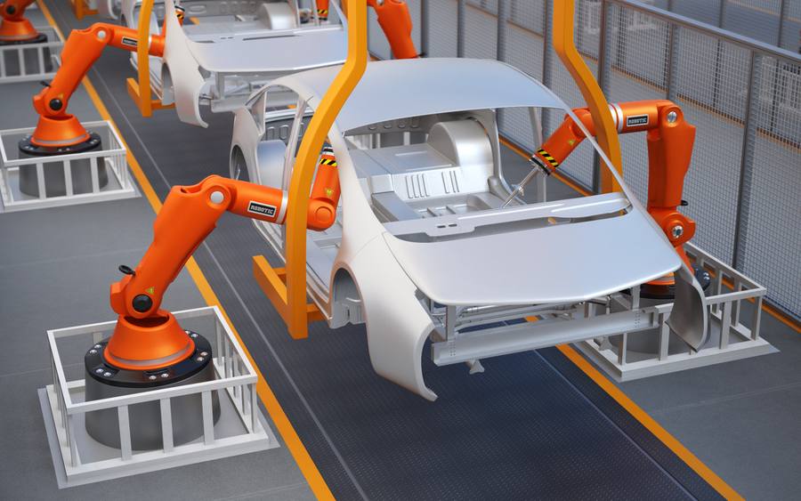Produktion in der Automobilindustrie
