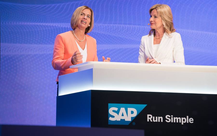Dr. Tanja Rückert (li.), SAP