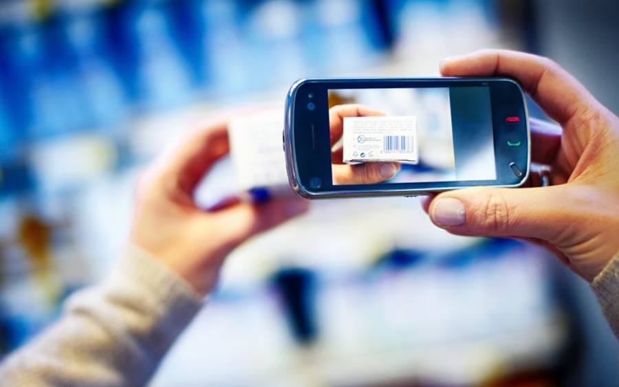 Smartphone-Scan, Bildquelle: GS1