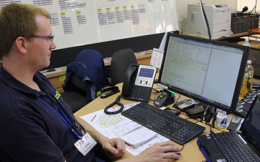 Snom-Telefon im Einsatz beim THW, Bildquelle: Snom