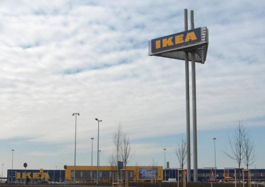 Ikea-Werbeturm, Bildquelle: Ikea