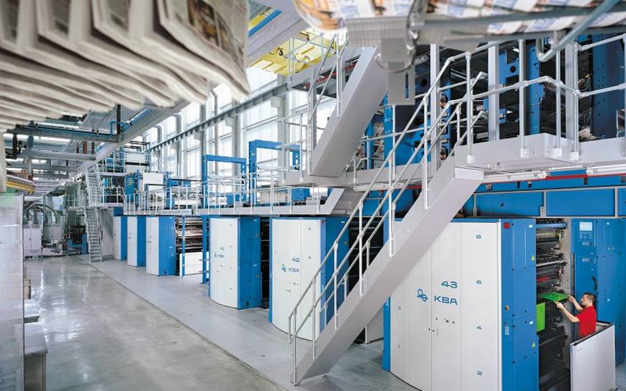 Druckmaschine, Bildquelle: KBA
