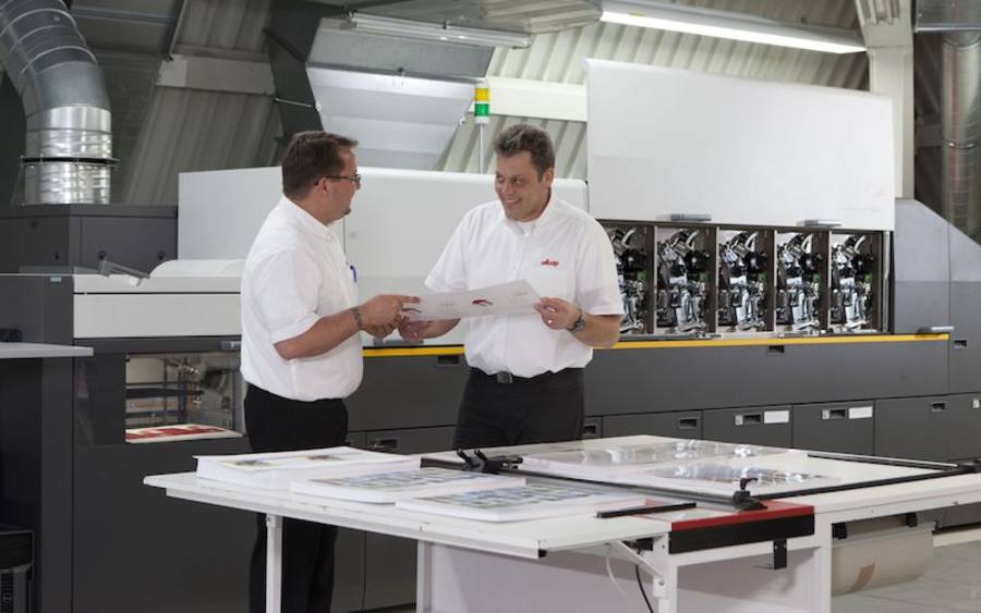 Hubert Ohmayer (rechts), Leiter Technik/IT bei Allcop