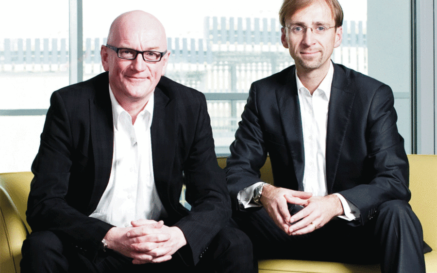 Landwehrkamp (links) und Stefan Land, All for One Steeb 