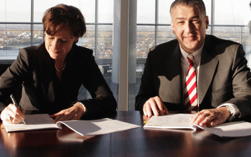 Martina Koederitz und Jürgen Gerdes, Deutsche Post/DHL