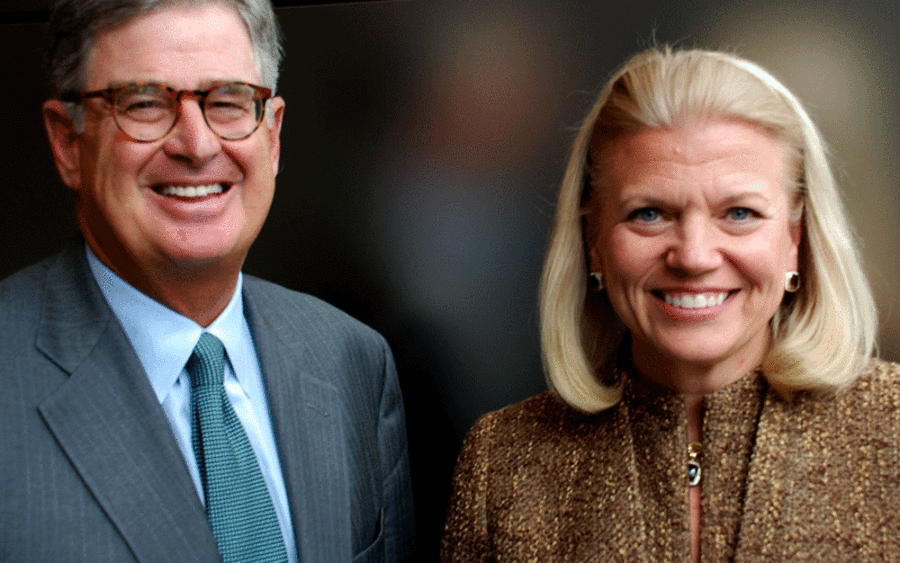 "Ginni“ Rometty und Samuel J. Palmisano, IBM