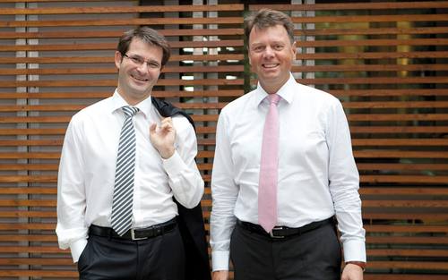 Alexander Hartmann (li.) und Frank Mevert