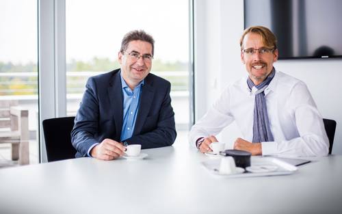 Uwe Schneider (links) und Nils Wulf
