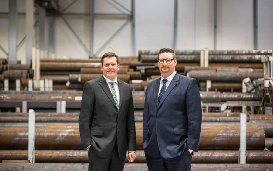 Dr. Marcus Schubbe (li.), Geschäftsführer bei Hoberg & Driesch, und Jan Pätzold, Leiter Controlling & IT
