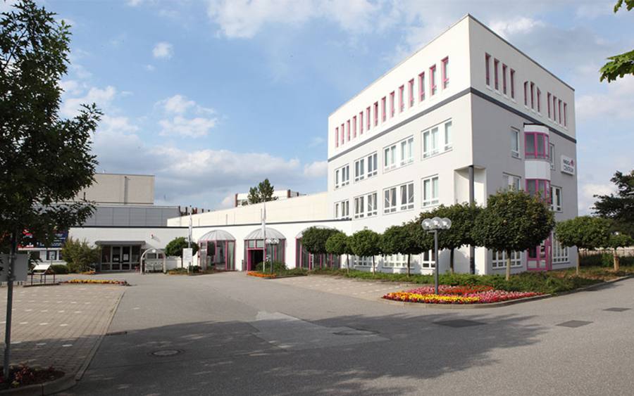 Hauptgebäude des Hamburger Genossenschaftsverbundes Mega in Altona.