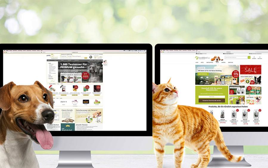 Onlinehändler für Tierfutter