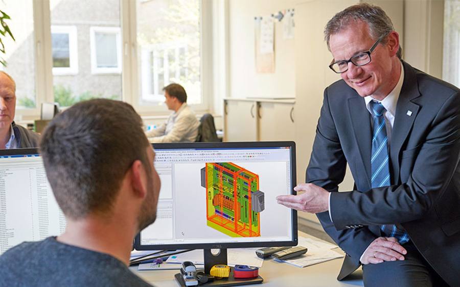 Die 3D-Aufbauplanung, die das Team von Martin Settele verantwortet, bildet zusammen mit der Elektroplanung die Basis für alle weiteren Schritte.