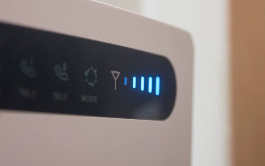 W-Lan-Router in der Naheaufnahme