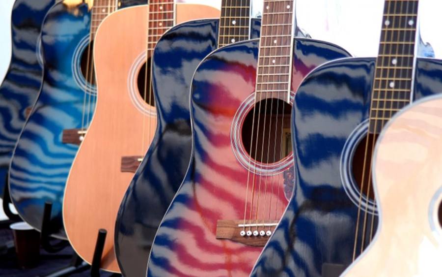 Gitarren, Bildquelle: Rolf van Melis/pixelio.de