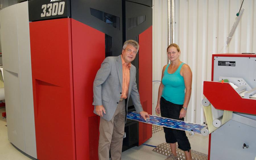 Xeikon 3300 für Heinemann Etiketten  