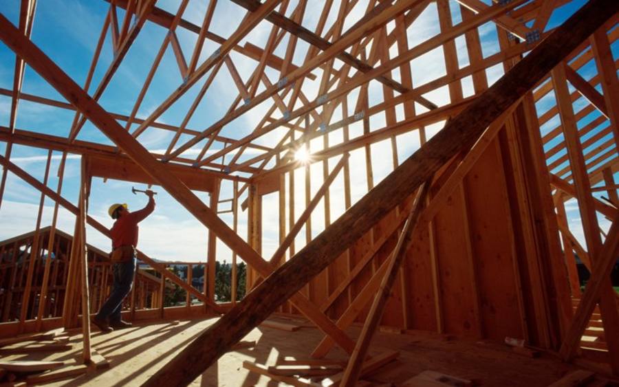 Holzbau, Bildquelle: Thinkstock/Ingram Publishing