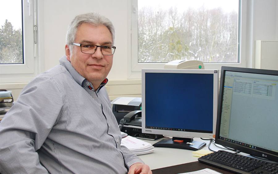 Harald Heine, Leiter Einkauf und Datenverarbeitung bei Moosmann,  setzt auf eine integrierte Software für Warenwirtschaft, Lagerverwaltung und Produktionssteuerung.