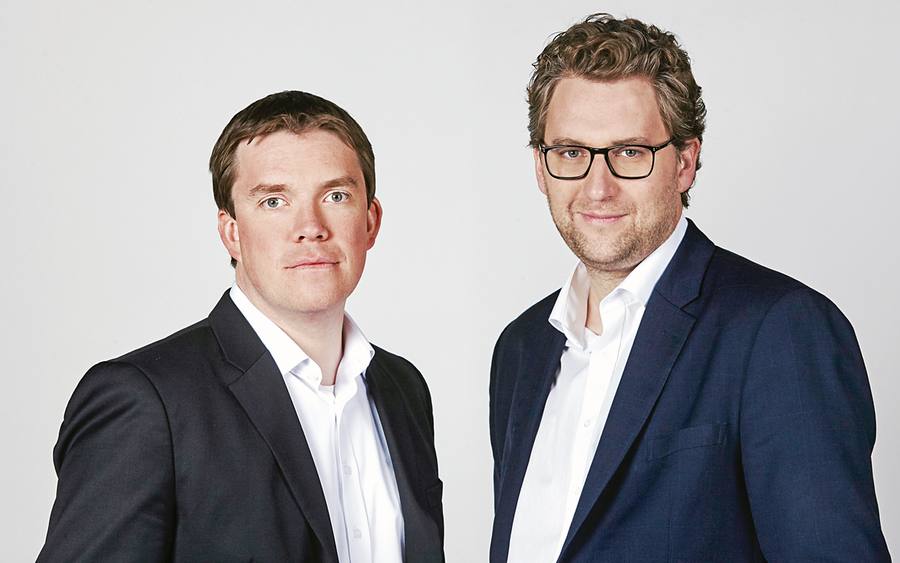 Dr. Marco Vietor (li.) und  Paul Crusius, die Gründer und Geschäftsführer von Audibene