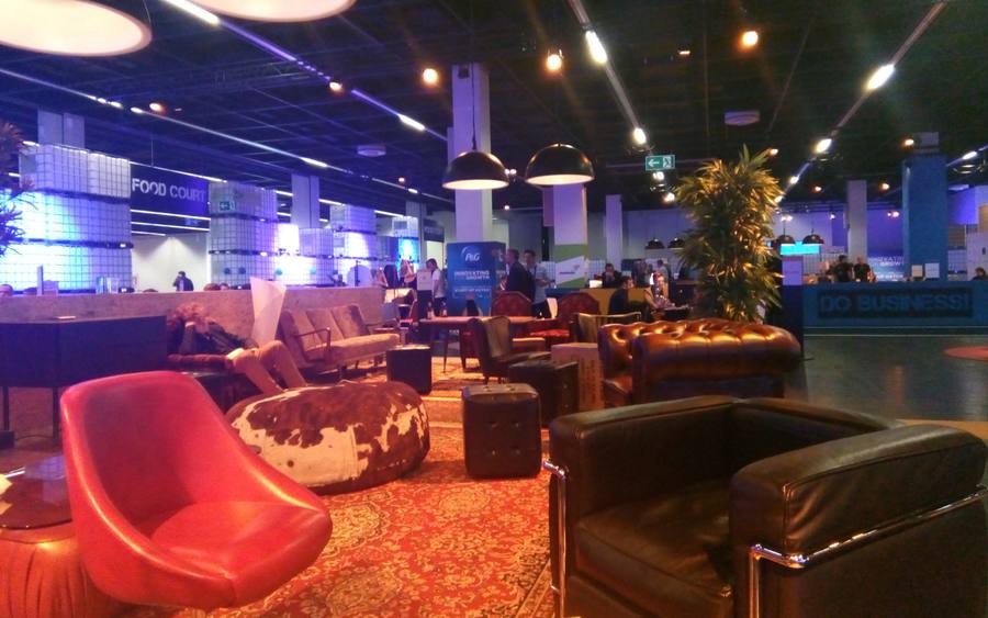 Im Start-up Village präsentieren rund 150 Gründer ihre Business-Ideen.