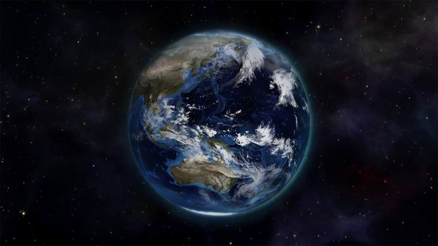 Satellitenbild der Erde