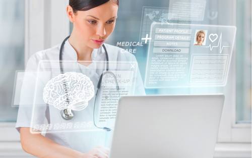 Kranksschwester und Patientendaten