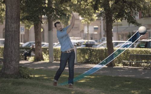 Golf spielen mit Smartphone