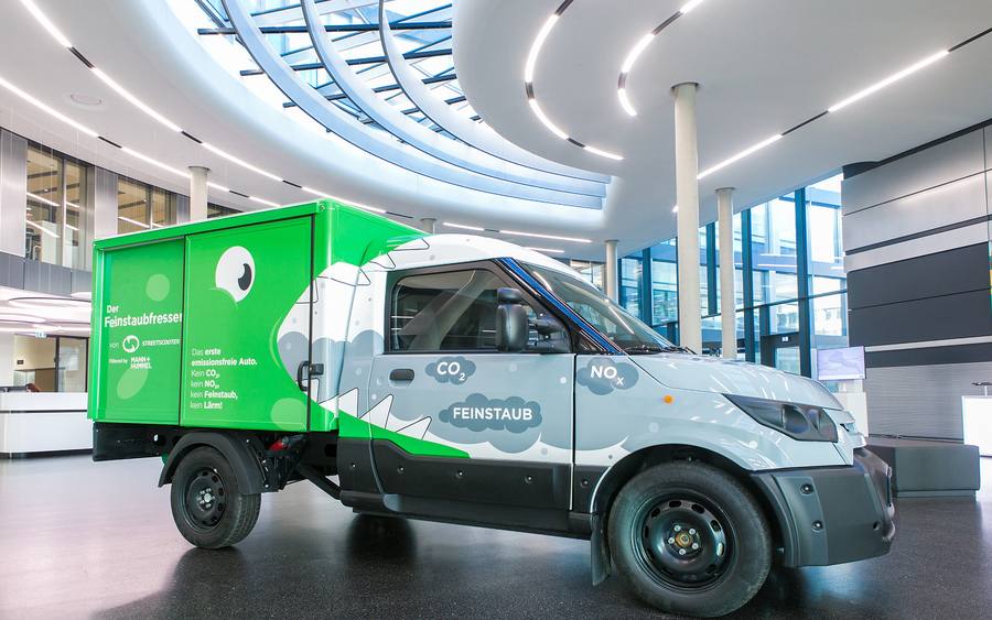 Die Filtermodule von Mann+Hummel sollen zunächst in fünf Testfahrzeugen verbaut werden.