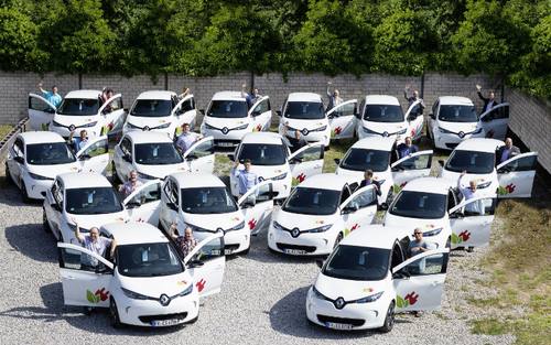 Renault Zoe im Erzbistum Freiburg