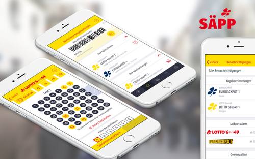 Säpp-App von Lotto Bayern