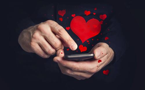 Liebe übers Smartphone