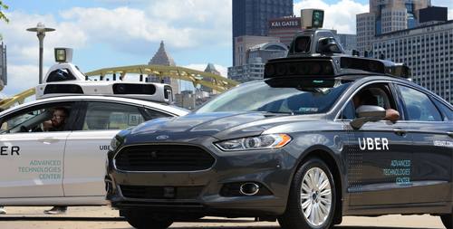 Autonome Fahrzeuge von Uber in Pittsburgh