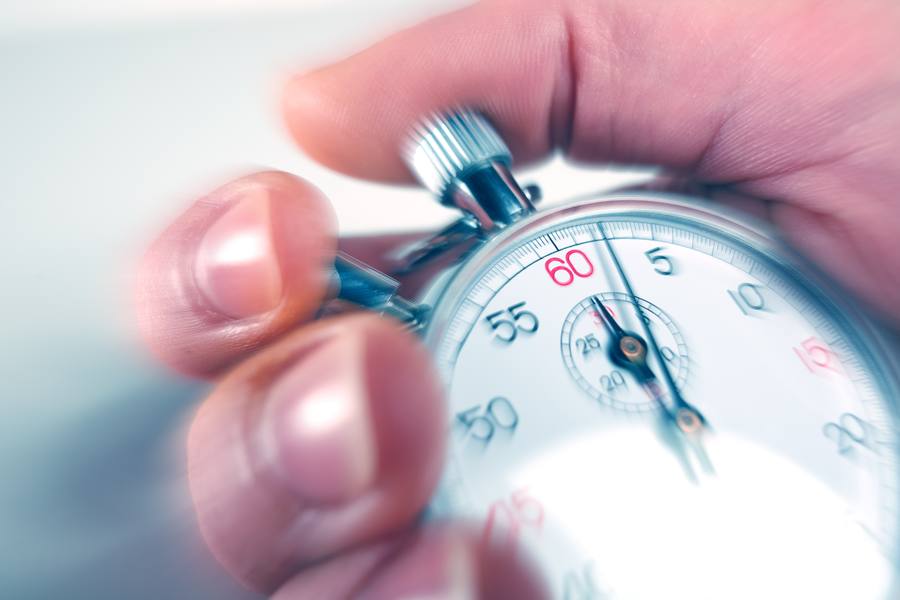 Zeiterfassung mit Stoppuhr
