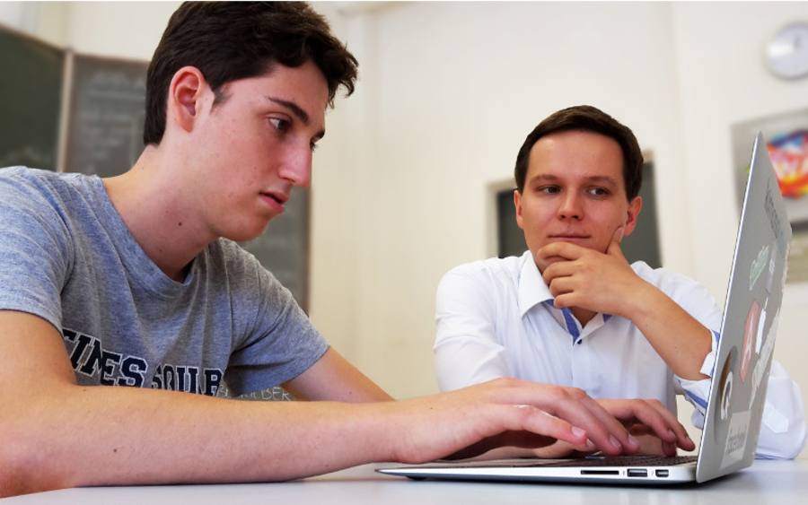 Laurent Meyer (li.) und Mircea Popa, Jobninja