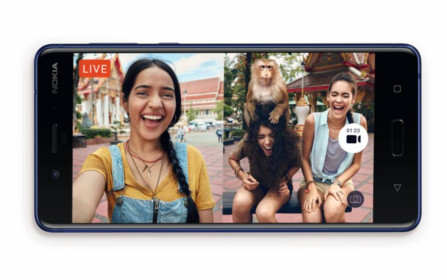 Nokia 8 mit Dual-Sight-Video-Funktion