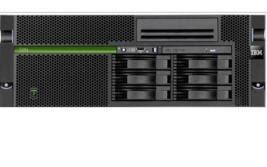 Das Modell 520, der Einstieg in die Power6-basierte Serverfamilie