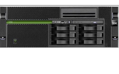 Das Modell 520, der Einstieg in die Power6-basierte Serverfamilie