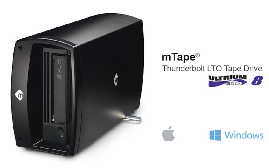 Mlogics LTO8-Laufwerk mTape 