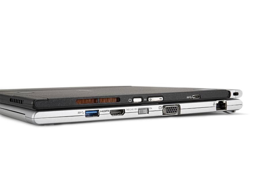 Für die benötigte Konnektivität sorgt eine Vielzahl von Anschlüssen, darunter LAN, HDMI, USB 3.1 (Gen 1) Type C und USB 3.0. Auch Bluetooth Version 4.1 sowie WLAN Intel Dual Band Wireless-AC 8265 sind an Bord, ein 4G-LTE-Modul ist optional integrierba