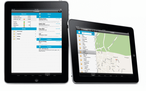 L-Mobile Service auf dem iPad, L-Mobile Solutions GmbH