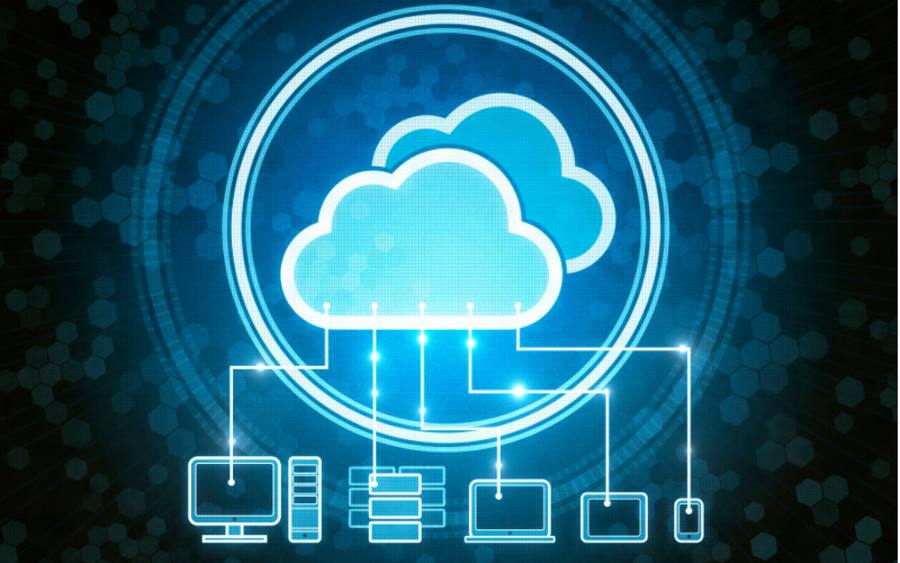 Cloud mit Geräteverbindung