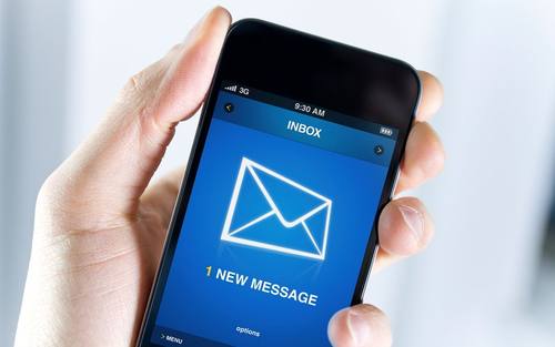 E-Mail auf Smartphone