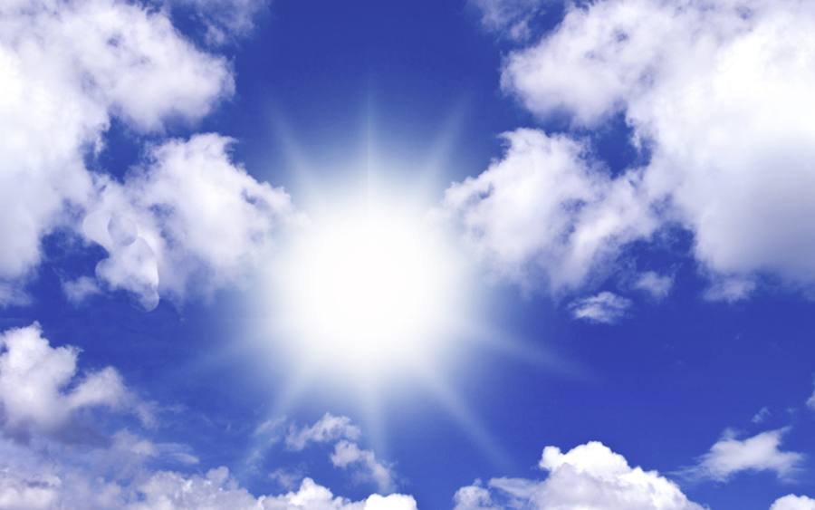 Sonnige Aussichten in der Wolke