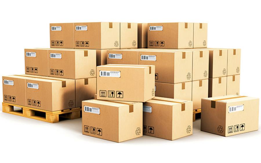 Paketlagerung