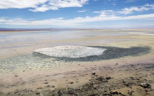 Derzeit wird Lithium vor ­allem aus dem Salar de Atacama in Chile gewonnen.