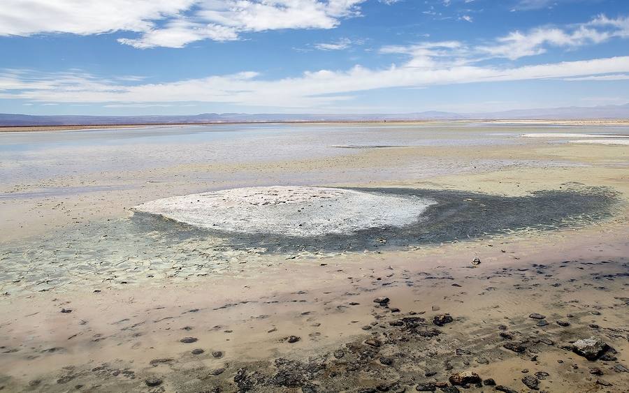 Derzeit wird Lithium vor ­allem aus dem Salar de Atacama in Chile gewonnen.
