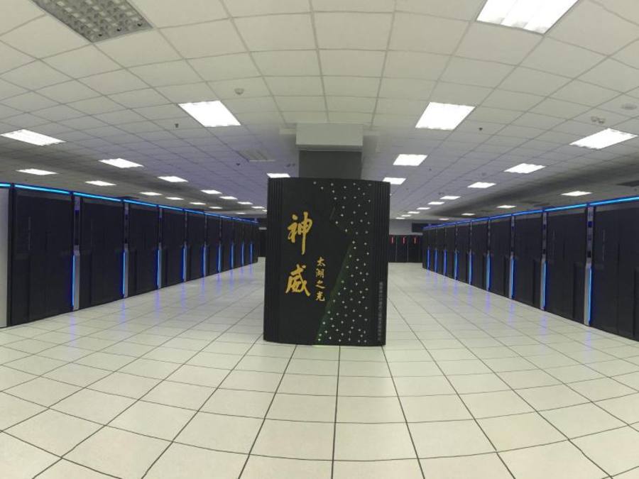 Der «Sunway TaihuLight» am nationalen Supercomputing Center im chinesischen Wuxi. Foto: National Supercomputing Center