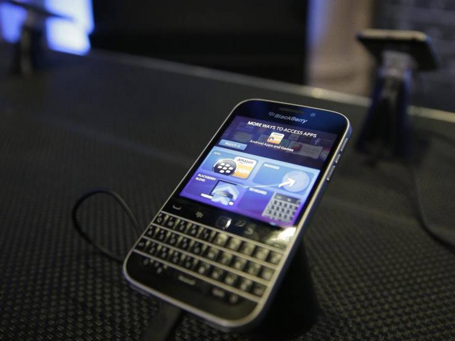 Das Tastatur-Modell «Classic», das sich bei der Bedienung stark an alten Blackberry-Geräten orientierte, wird eingestellt. Foto: Andrew Gombert