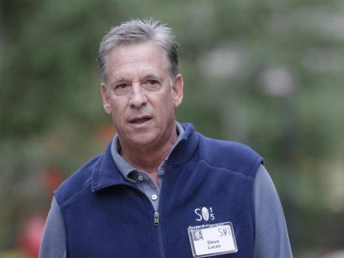 Seagate-Chef Steve Luczo auf einer Medienkonferenz im Bundesstaat Idaho 2015. Foto: Andrew Gombert