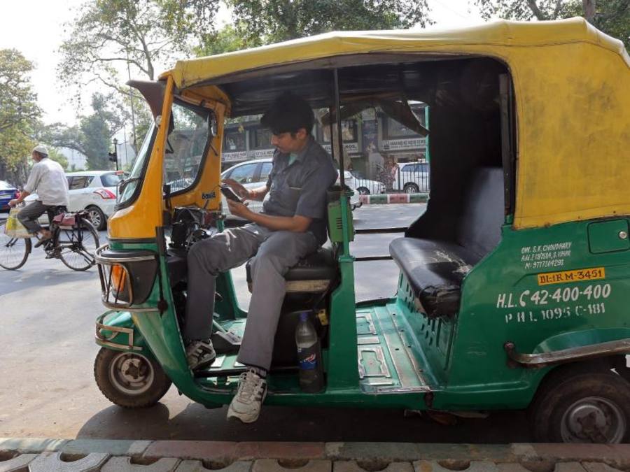Wer ein Uber-Taxi in Indien bestellt, spielt ein Glücksspiel. Foto: Harish Tyagi
