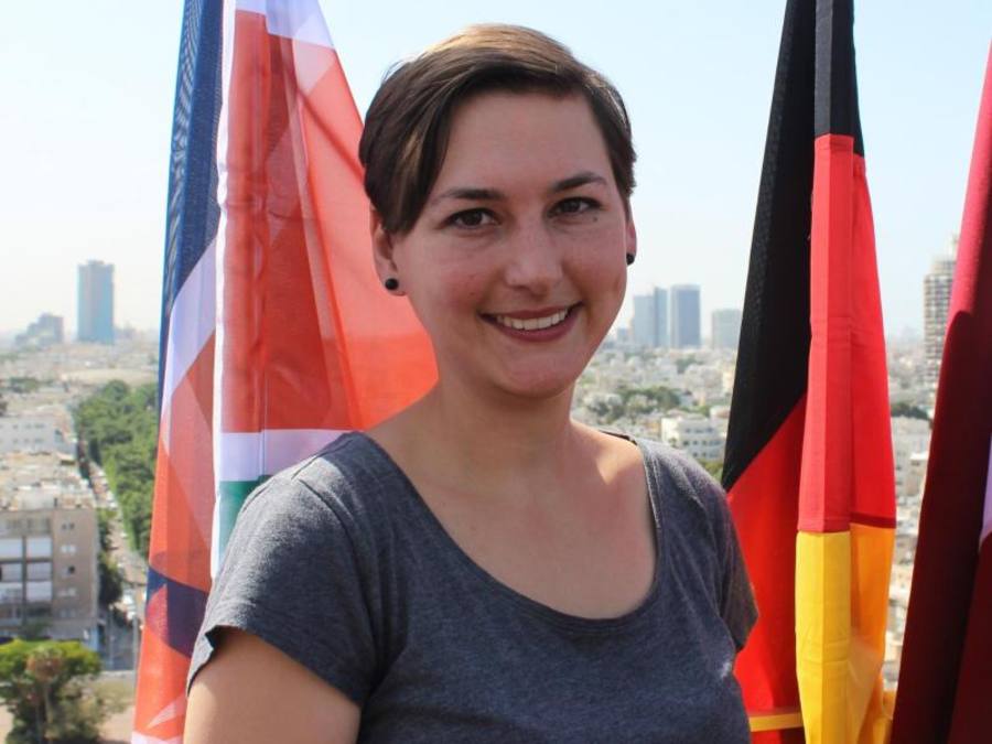 Anja Müller, Siegerin des «Start Tel Aviv 2016»-Wettbewerbs, ist Mitgründerin des Start-ups ATR Elements, das Bluttests billiger machen soll. Foto: Sara Lemel